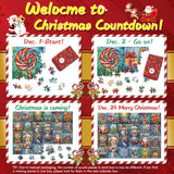 Treasures di Natale Avvento Calendario puzzle puzzle 1000 pezzi