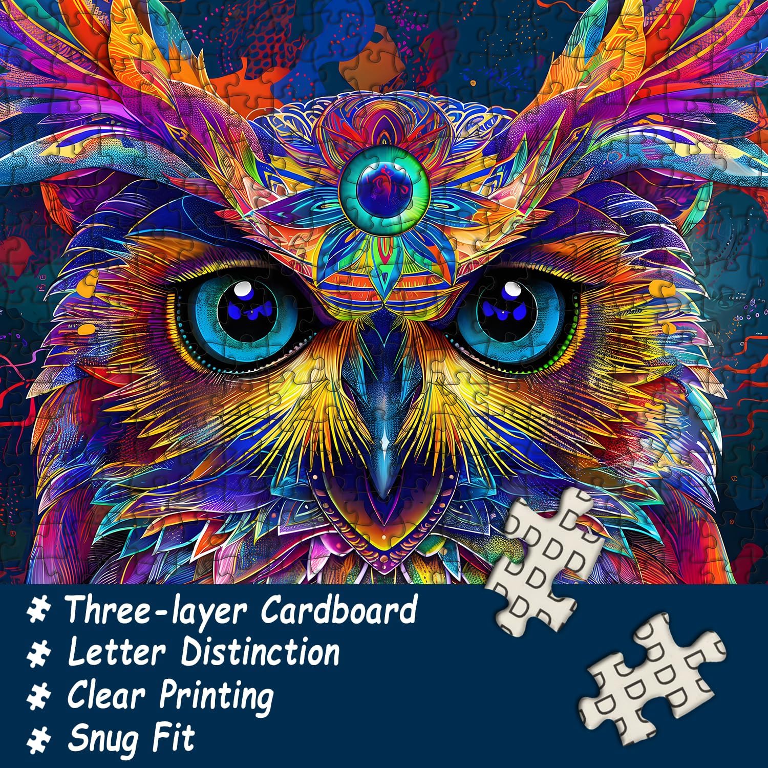 Fantasy búho rompecabezas rompecabezas 1000 piezas