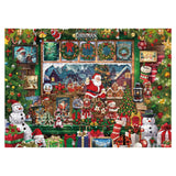 Calendario dell'avvento ornamentale di Natale puzzle 1000 pezzi