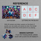 Disco perrito rompecabezas 1000 piezas