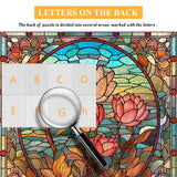 Flor de vidrio de vidrio Rompecabezas 1000 piezas