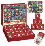 Treasures di Natale Avvento Calendario puzzle puzzle 1000 pezzi