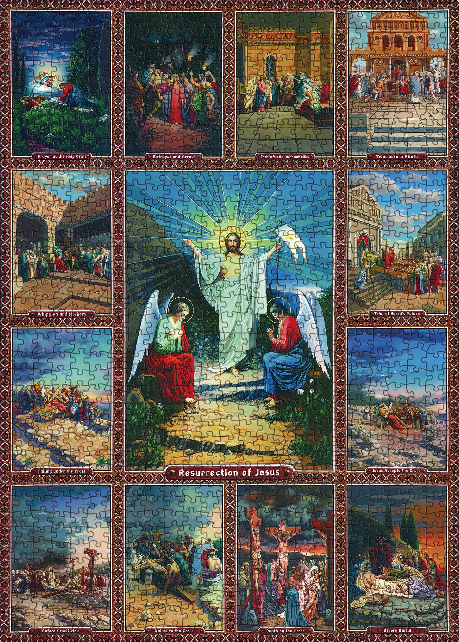 Pascua de la Pascua Jesús Rompecabezas Puzzle 1000 Piezas