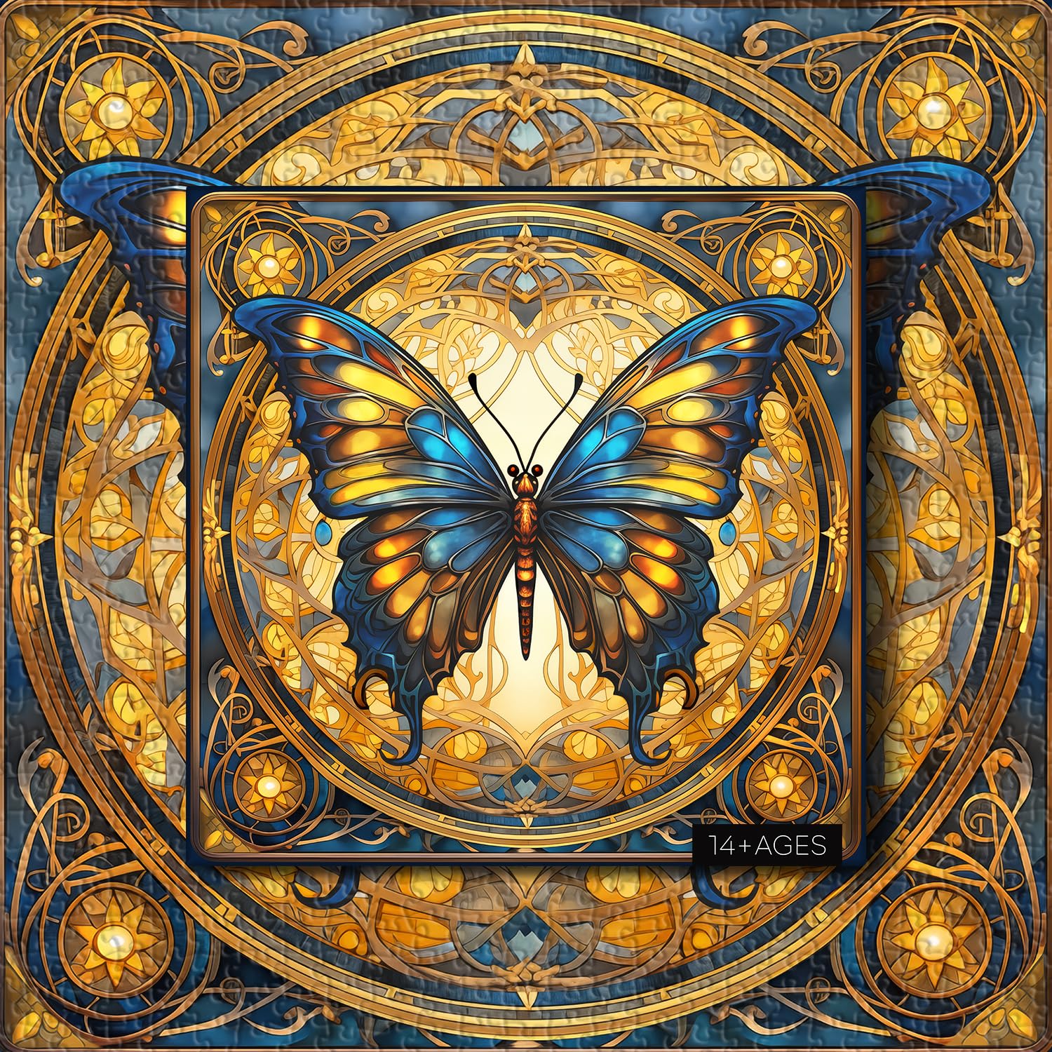 Rompecabezas de mariposa brillante 1000 piezas