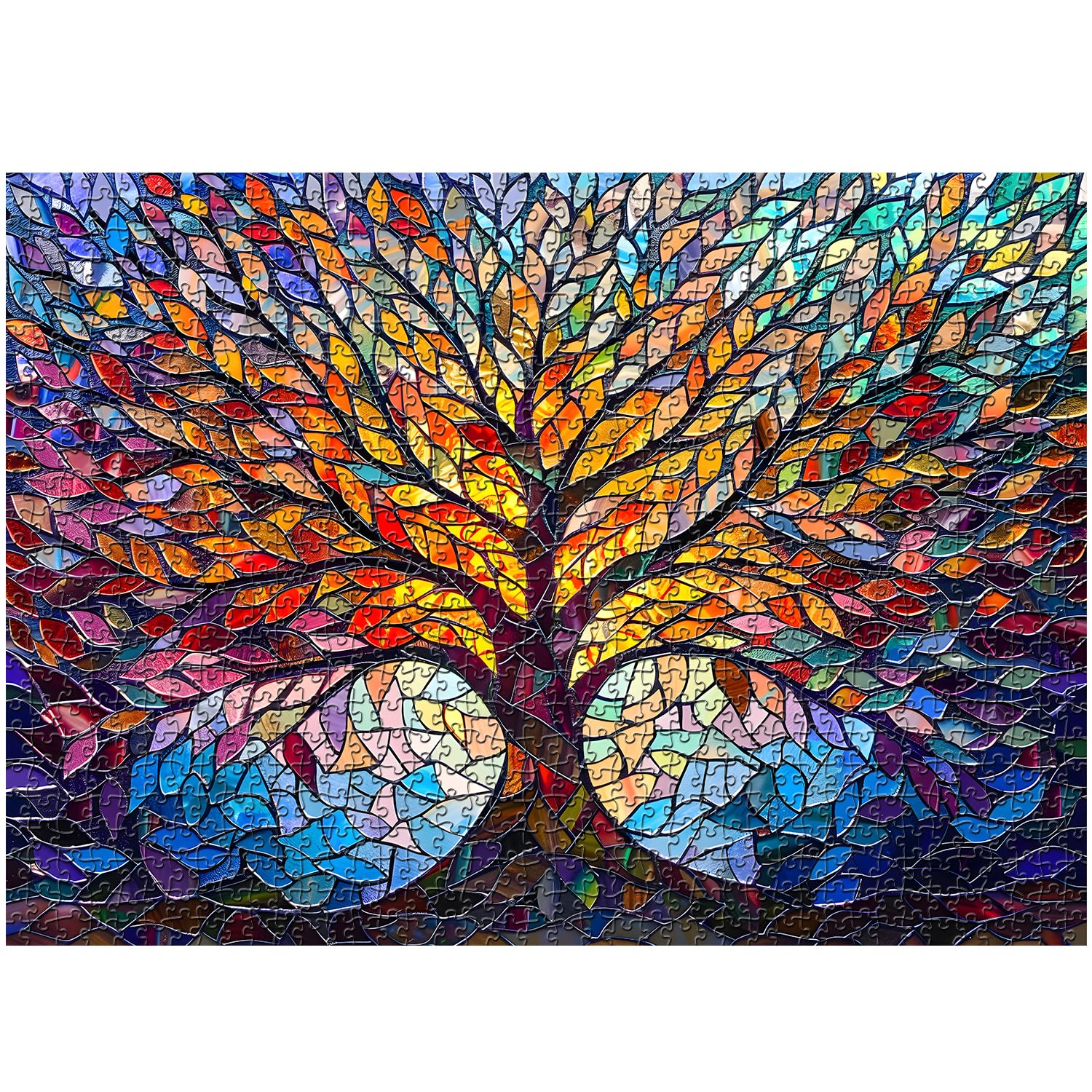Mosaico Árbol de la vida Rompecabezas 1000 piezas
