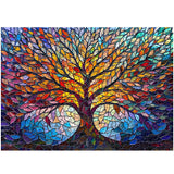 Mosaico Árbol de la vida Rompecabezas 1000 piezas