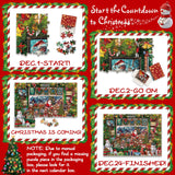 Calendario dell'avvento ornamentale di Natale puzzle 1000 pezzi