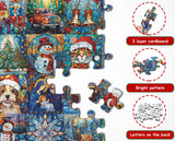 Treasures di Natale Avvento Calendario puzzle puzzle 1000 pezzi