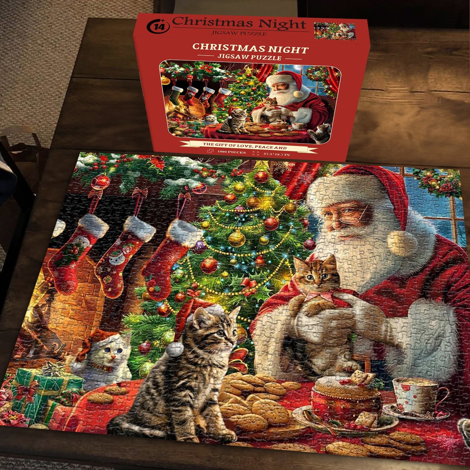 Weihnachtsnacht Puzzle 1000 Stücke