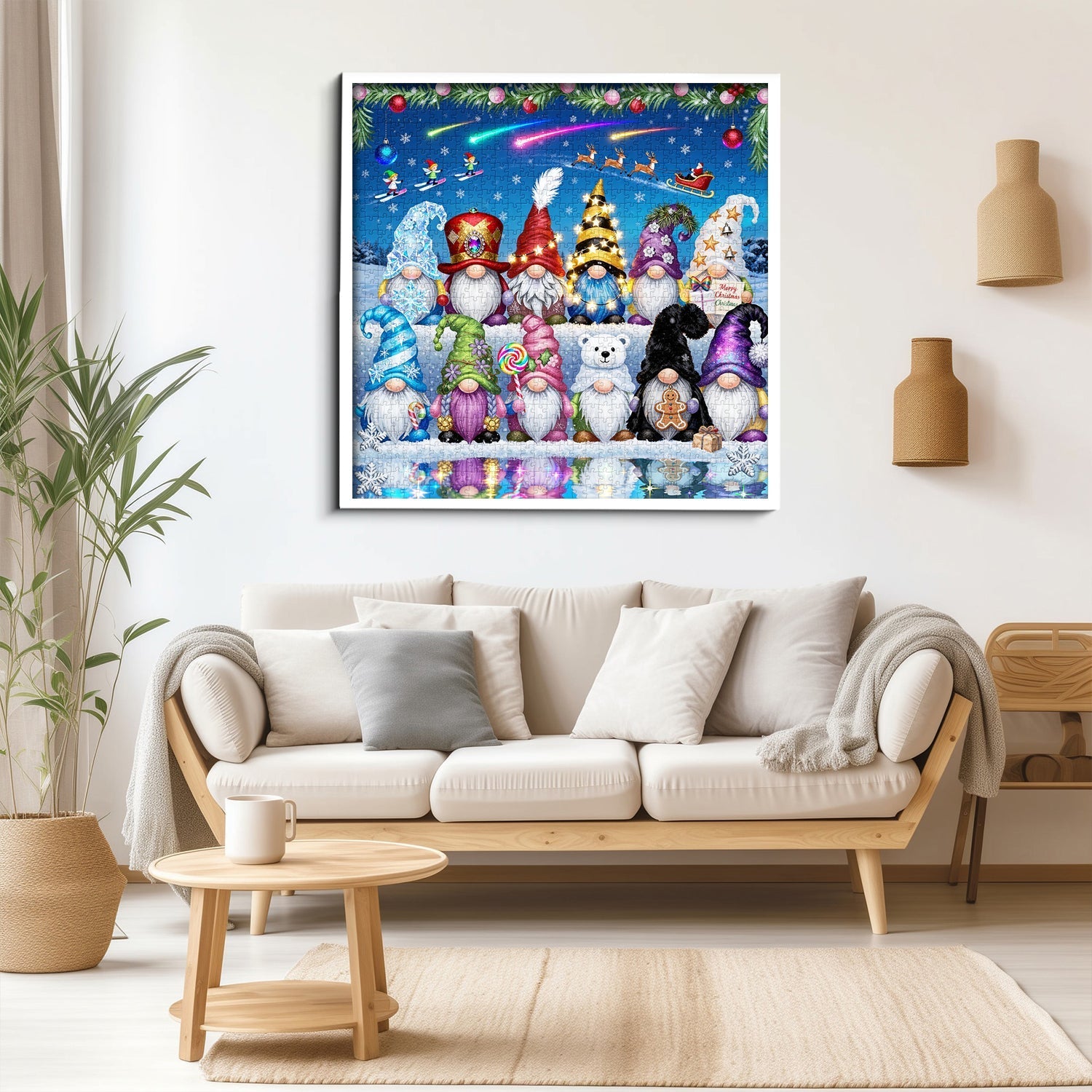 Starlit Gnome Parade Jigsaw Puzzle 1000 Pieces