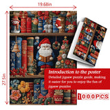 Acogedor estante de navidad rompecabezas 1000 piezas