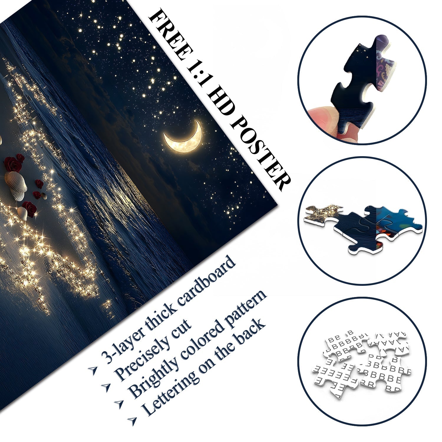 Sea of Roses Rompecabezas 1000 piezas