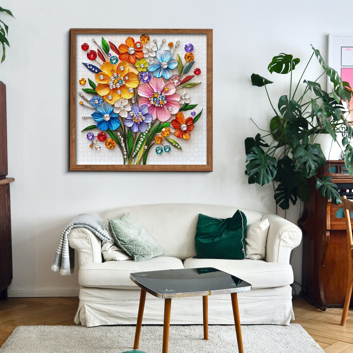 Crystal Wildflowers Jigsaw Puzzle 1000 piezas