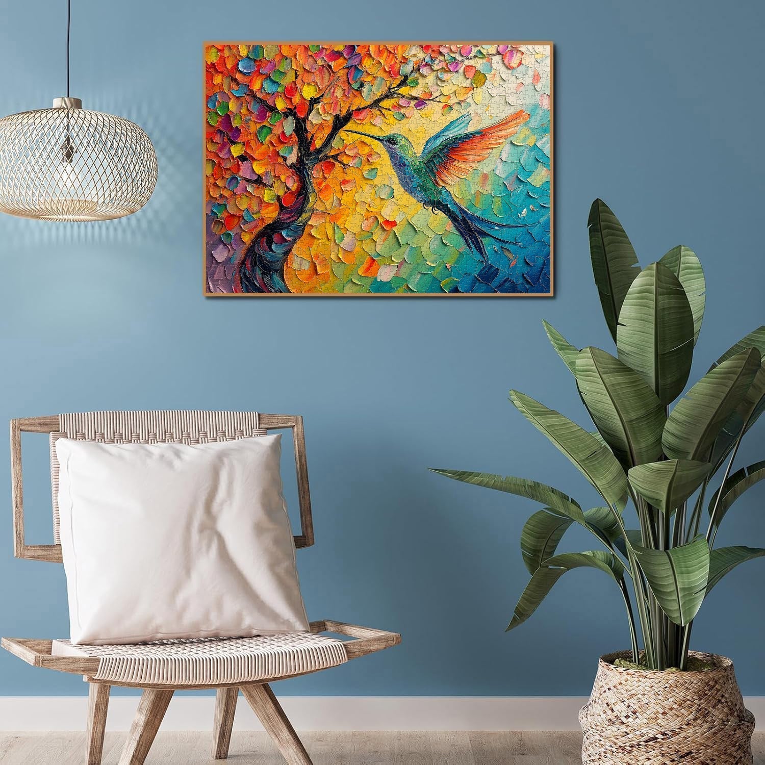 Rompecabezas de la rama de colibríes 1000 piezas