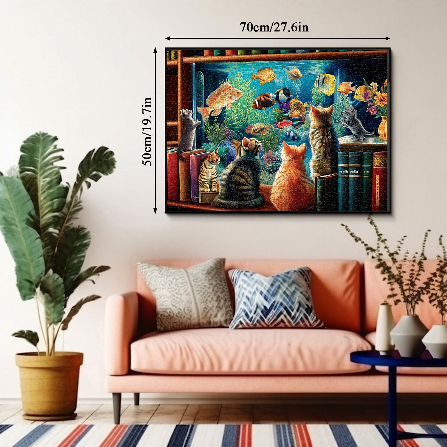 Katze Blickpuzzle 1000 Stücke