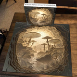 Rompecabezas del bosque de hongos 1000 piezas