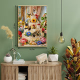 Cat Feast Jigsaw Puzzle 1000 Pieces