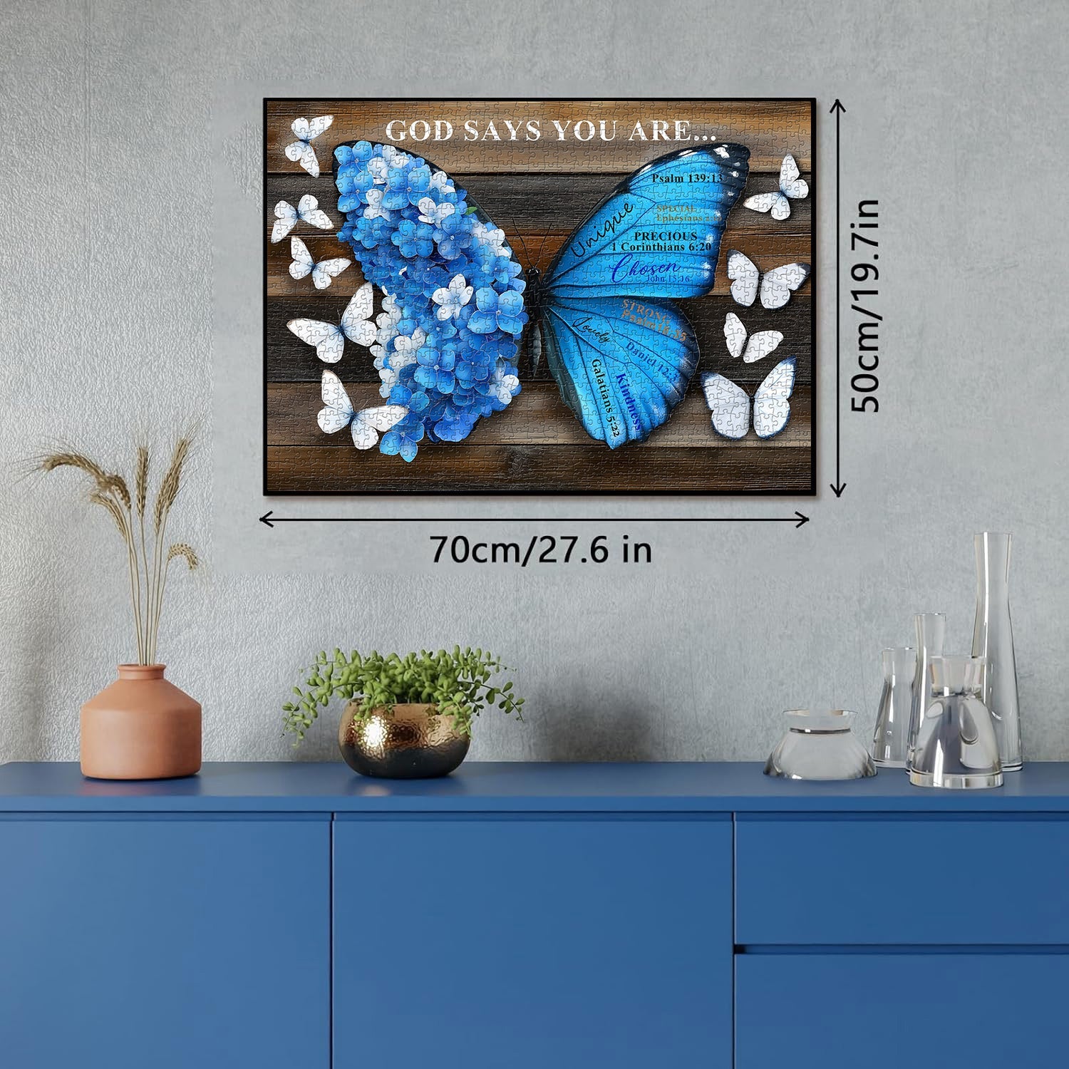 Butterfly Wings Blessing Jigsaw Puzzles 1000 Pieces