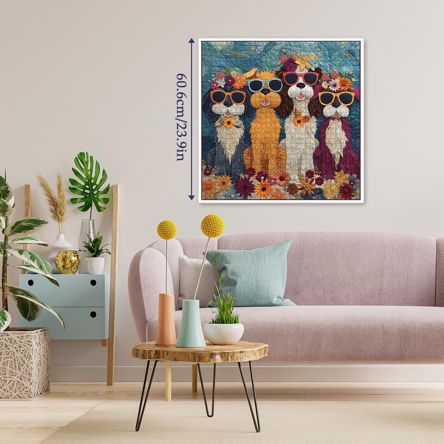 Perros felices rompecabezas rompecabezas 1000 piezas