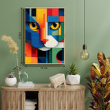 Rompecabezas geométrico de arte de gato, 1000 piezas