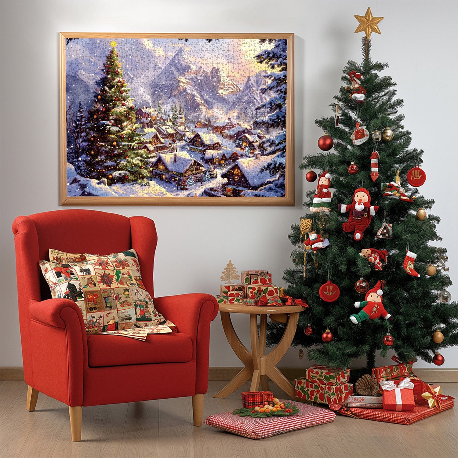 Puzzle a squarciali di yuletide 1000 pezzi