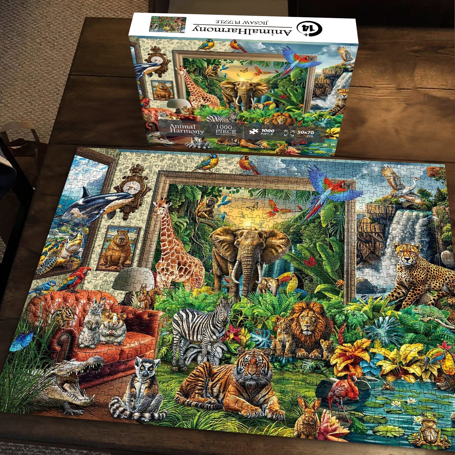 Animal Harmony Jigsaw Puzzle 1000 piezas
