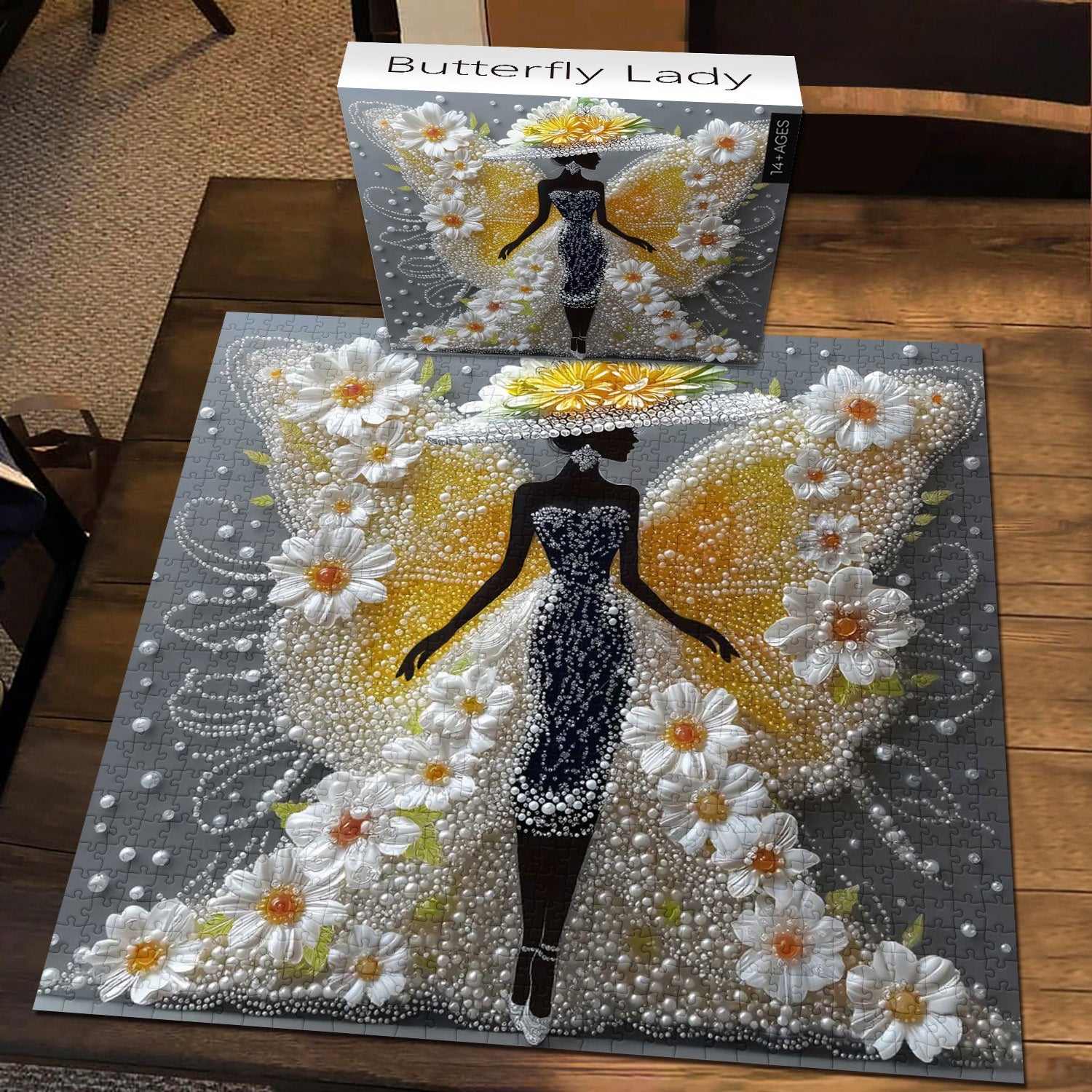 Butterfly Lady Jigsaw Puzzles 1000 pièces