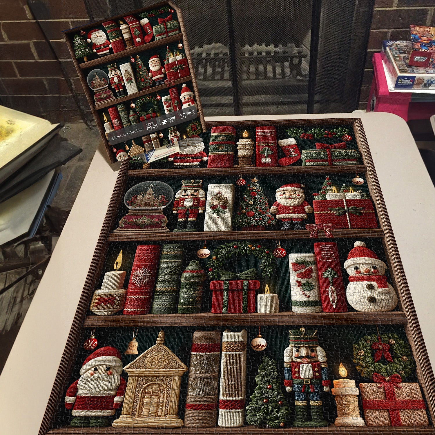 Estantería de Navidad rompecabezas Puzzle 1000 piezas