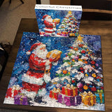Pieni colorato di puzzle natalizie 1000 pezzi