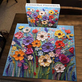 Buntes Blumenprozzel Puzzle 1000 Stücke