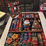 Acogedor estante de navidad rompecabezas 1000 piezas