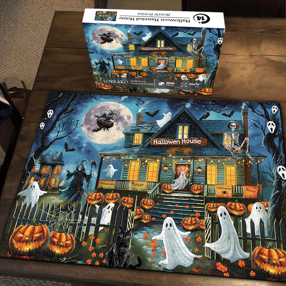 Halloween Haunted House Jigsaw Puzzle 1000 Stücke