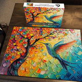 Rompecabezas de la rama de colibríes 1000 piezas