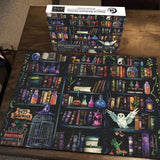 Magical Bookshelf Mystery Jigsaw Puzzle 1000 Pieces