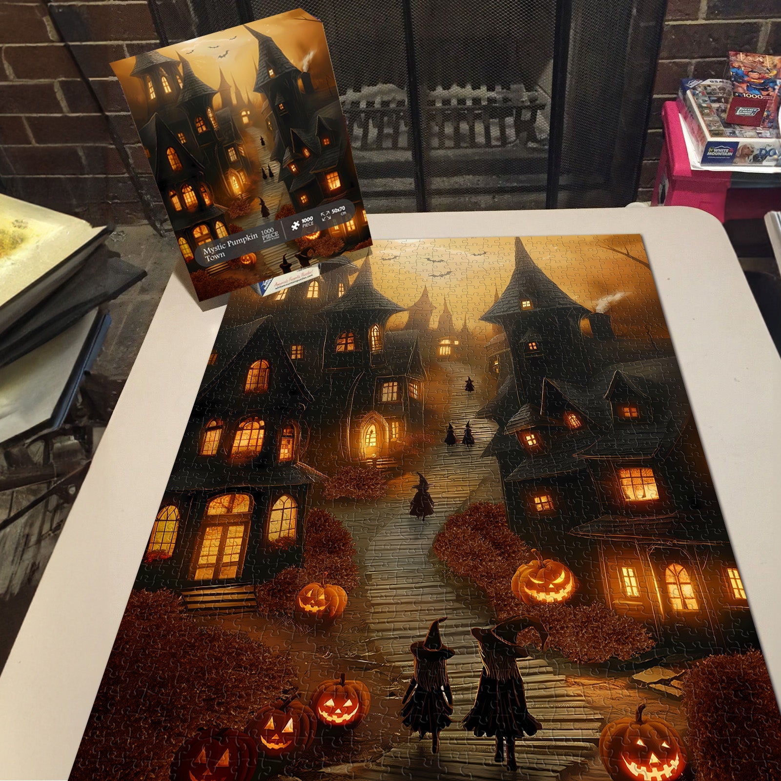 Mystic Pumpkin Town Jigsaw Puzzle 1000 Stücke