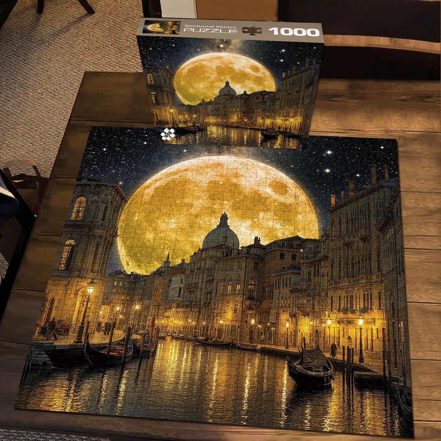 Nocturnal Venice Jigsaw Puzzle 1000 Pieces