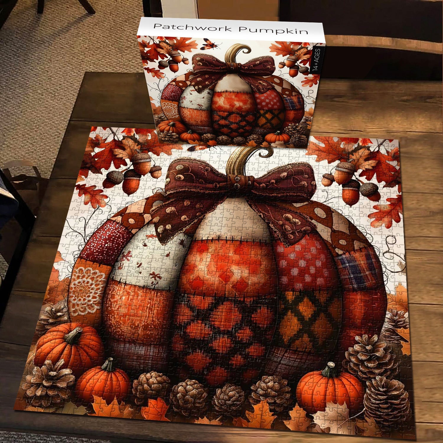 Patchwork Pumpkin Jigsaw Puzzle 1000 Piece