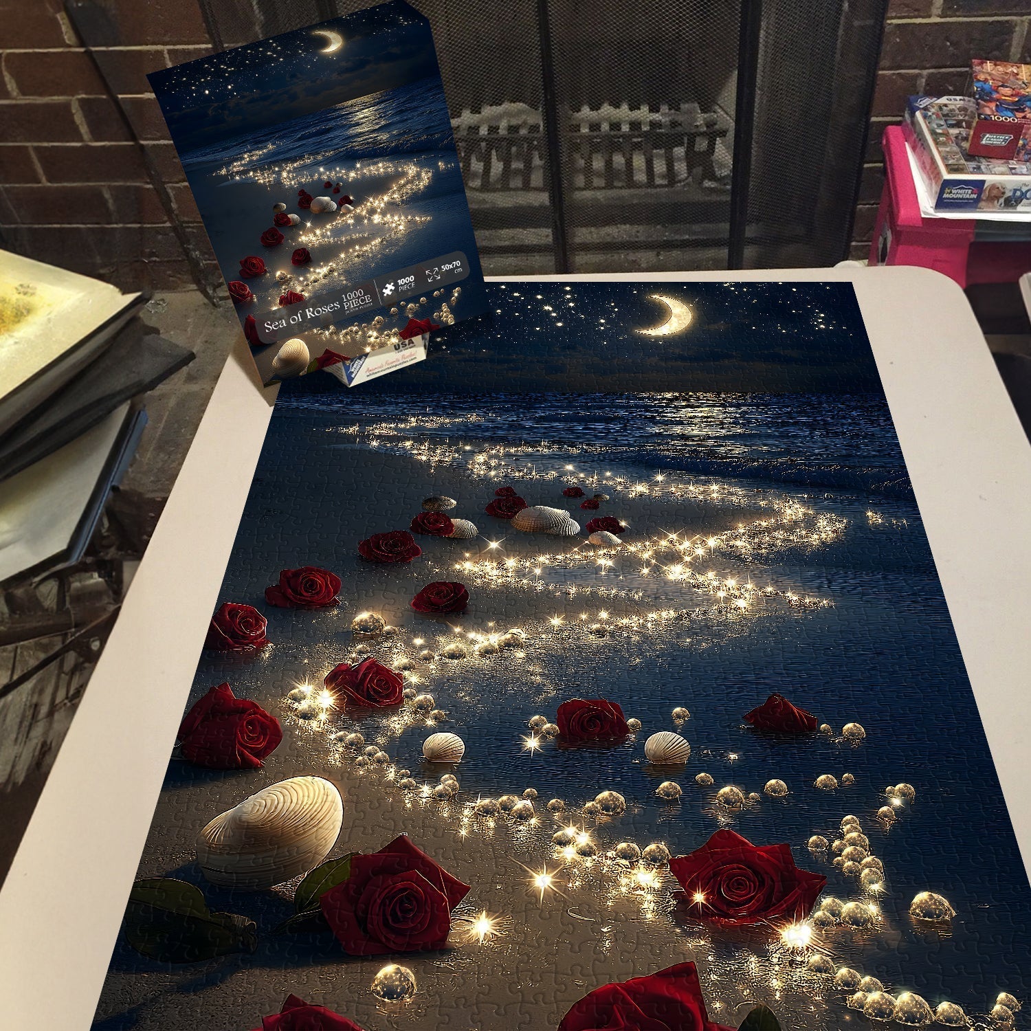 Sea of Roses Rompecabezas 1000 piezas