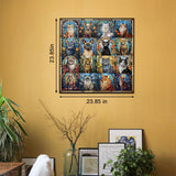 Cat de vidrio Gat rompecabezas Puzzle 1000 piezas