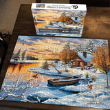 Sumset Cottage Jigsaw Puzzle 1000 Stücke