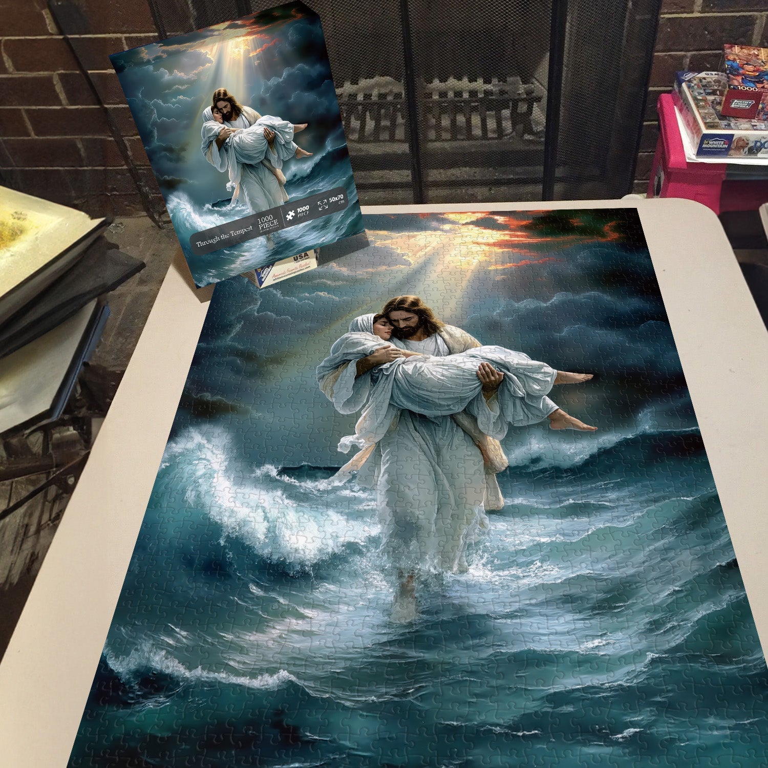 A través del rompecabezas de la tempestad, Puzzle 1000 piezas