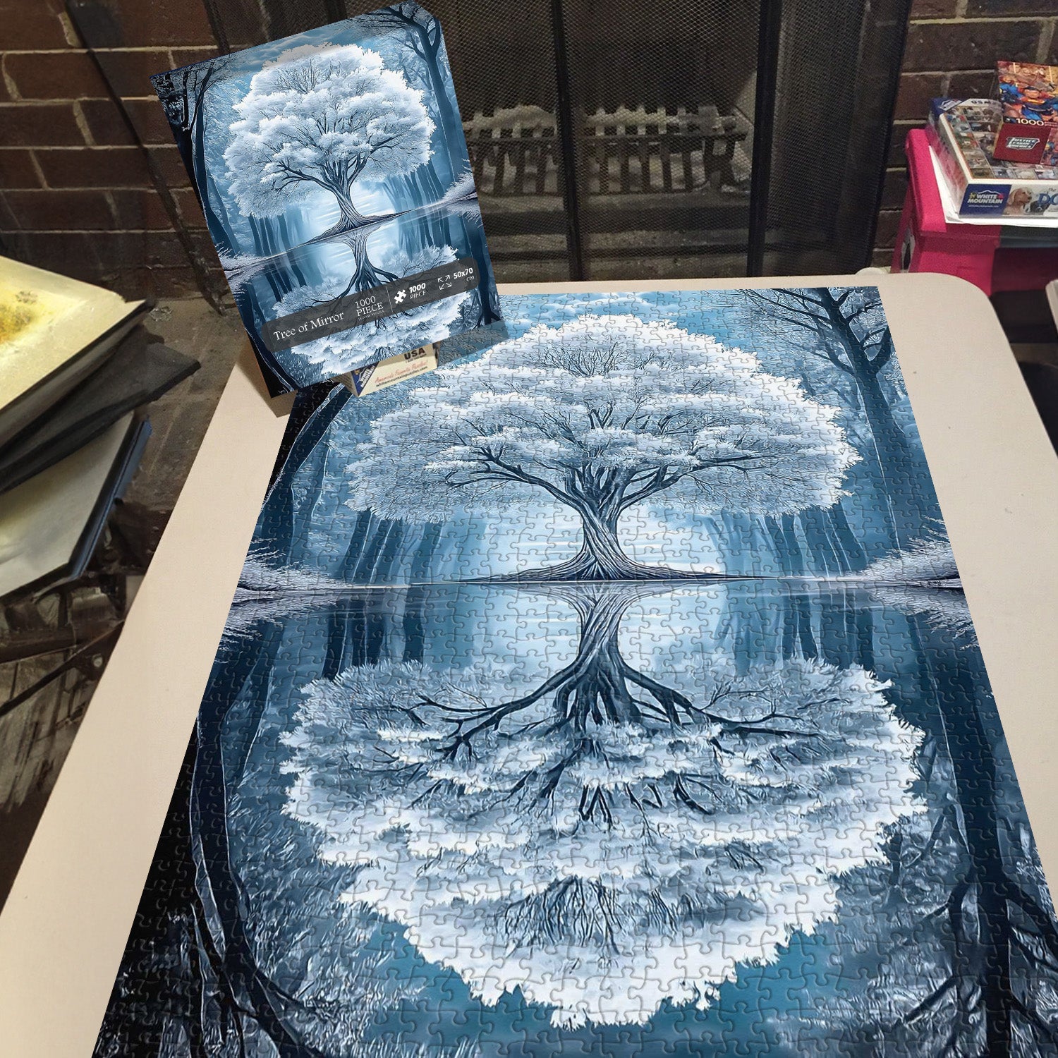 Pielz de Jigsaw de Árbol del Miror 1000