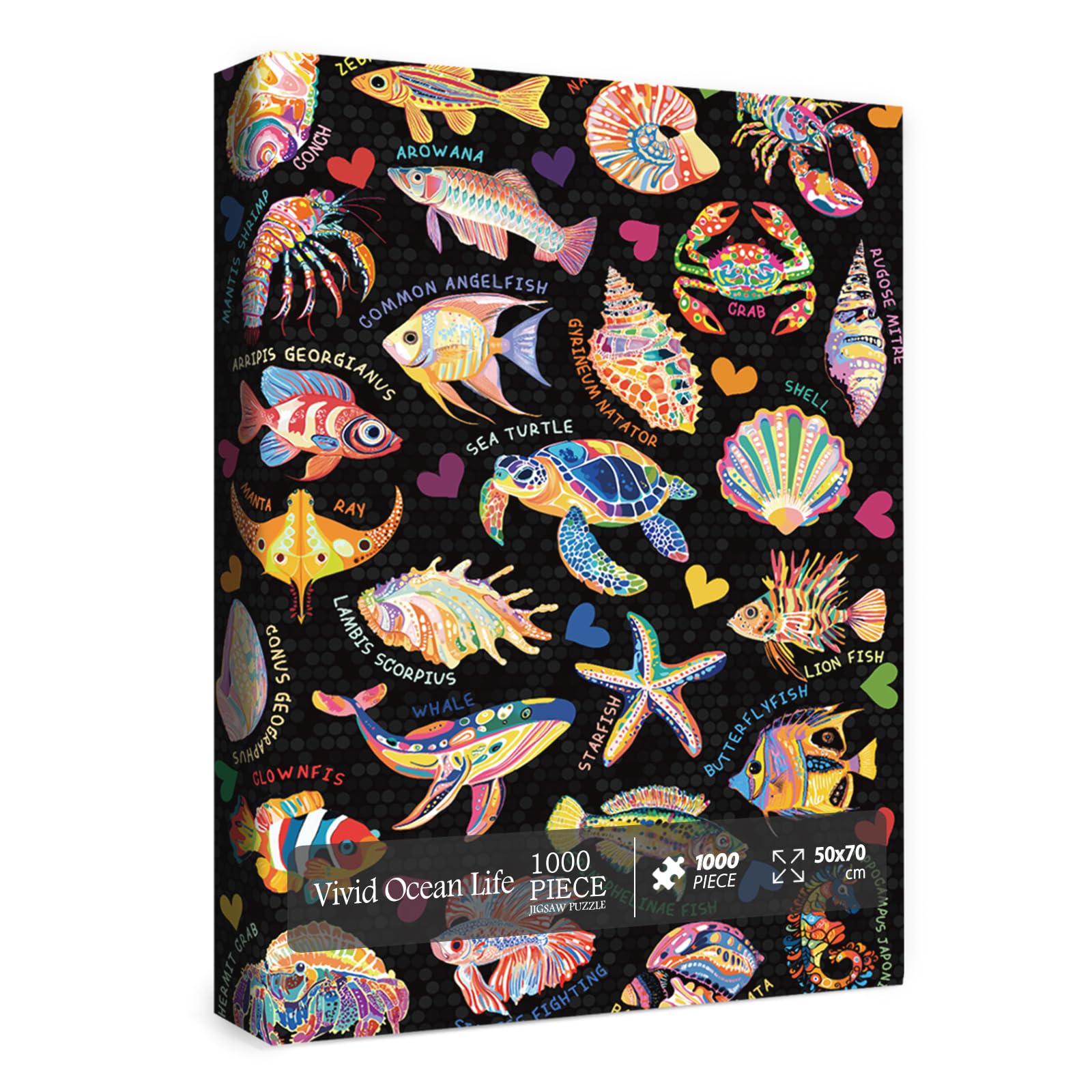 Vívidos Ocean Life Jigsaw Puzzles 1000 Pieces