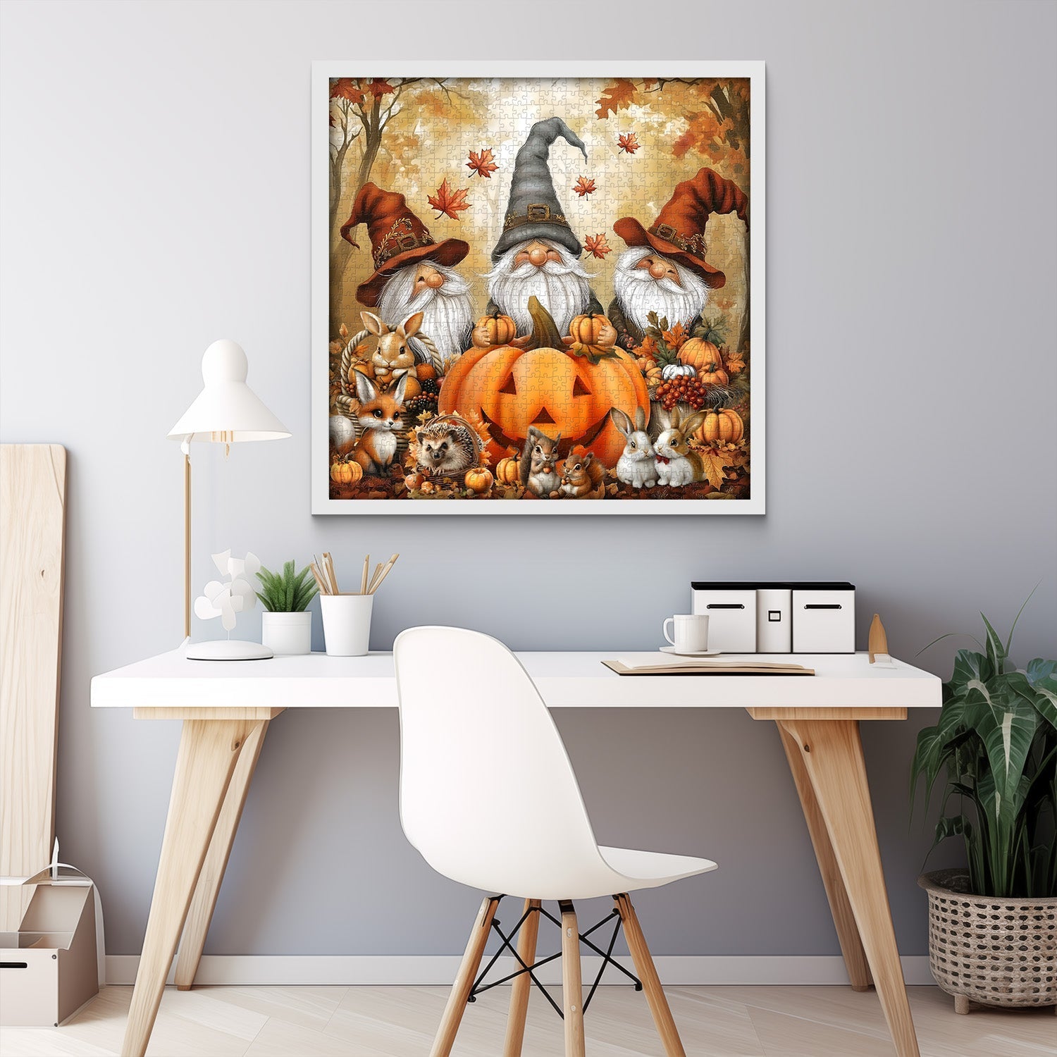Gnome Harvest Party Jigsaw Puzzle 1000 piezas