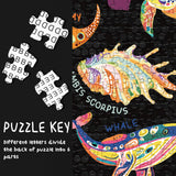 Vívidos Ocean Life Jigsaw Puzzles 1000 Pieces