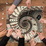 Card Spiral Staircase Jigsaw Puzzles 1000 Pieces