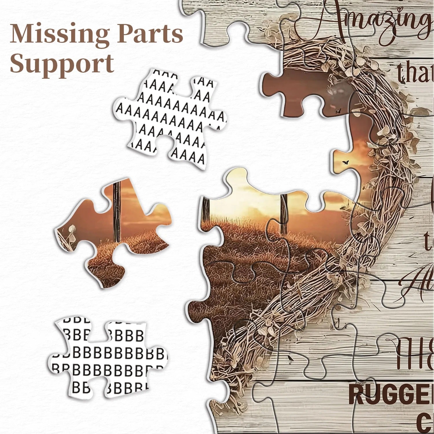 Love Cross Jigsaw Puzzle 1000 piezas