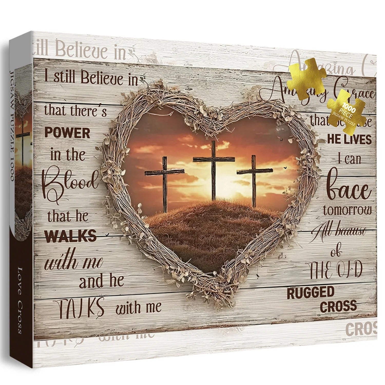 Love Cross Jigsaw Puzzle 1000 piezas