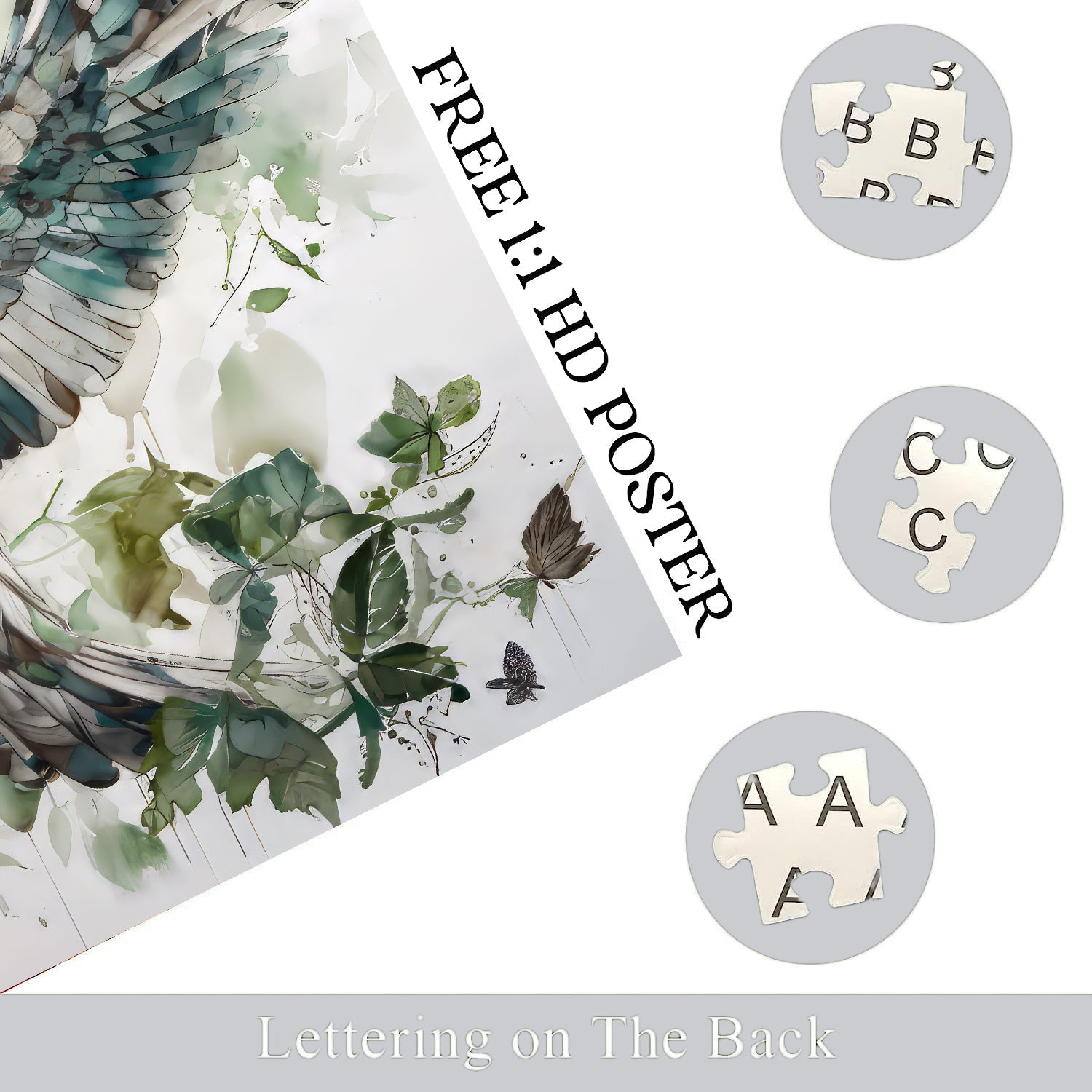 Pielz de rompecabezas de búho de bosque 1000 piezas