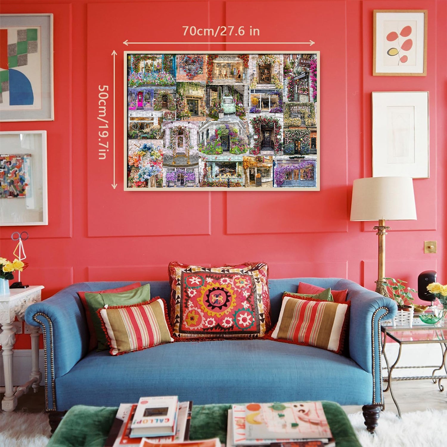 Exposición de flores de la calle Rompecabezas 1000 piezas